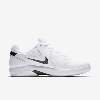 Nike Court Air Zoom Resistance - Tennissko - Hvide/Sort | DK-97868